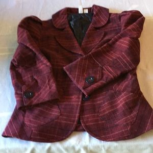 GO International Plaid Jacket-XS